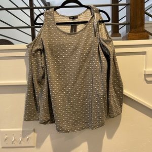 Lane Bryant cold shoulder blouse